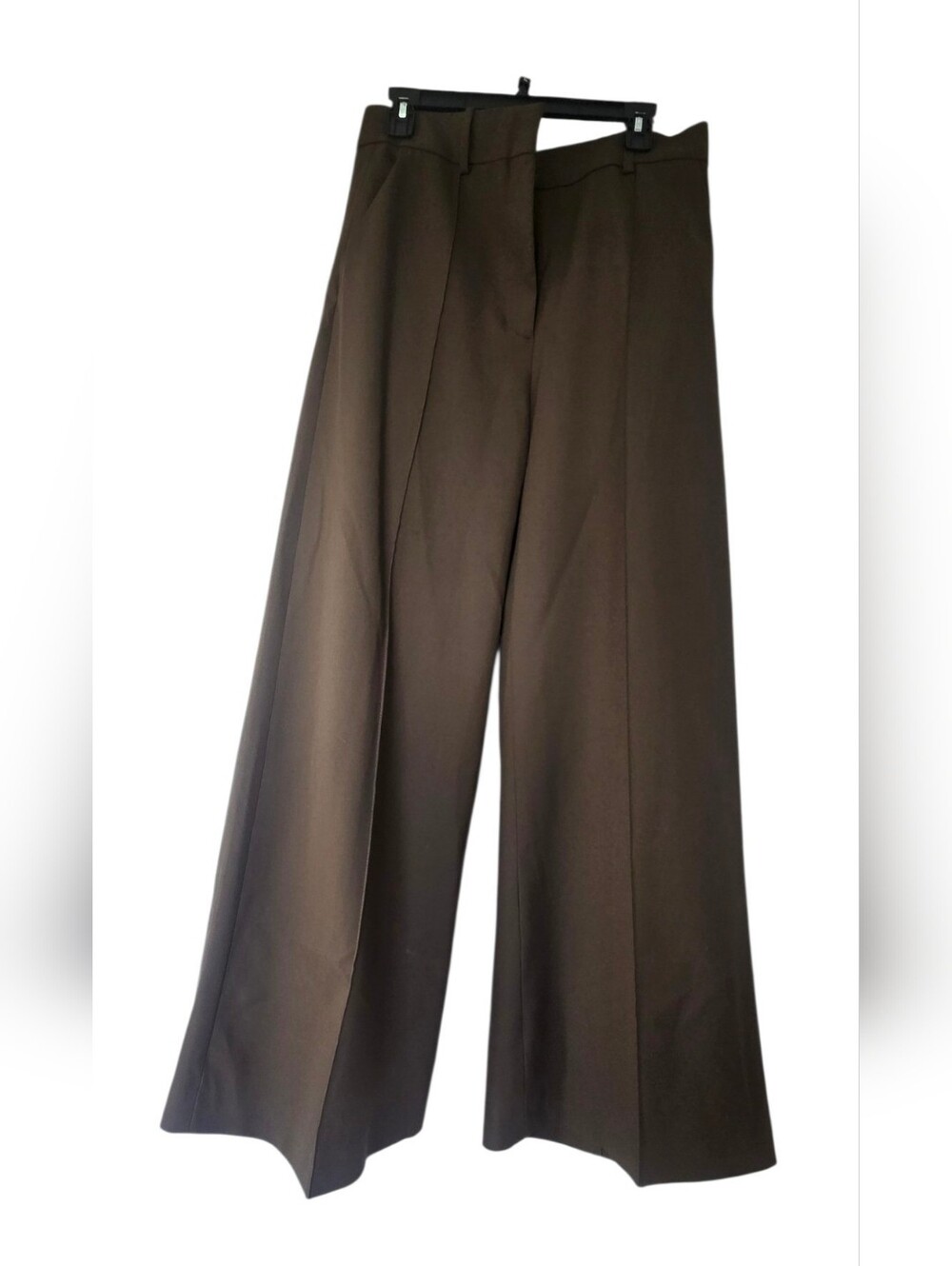 Zara Brown Wide Leg Trousers